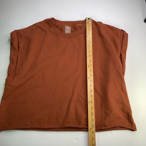 Calla Oversized Cotton Top Women’s XL Brown Tank Tunic Style Minimal - Picture 15 of 16